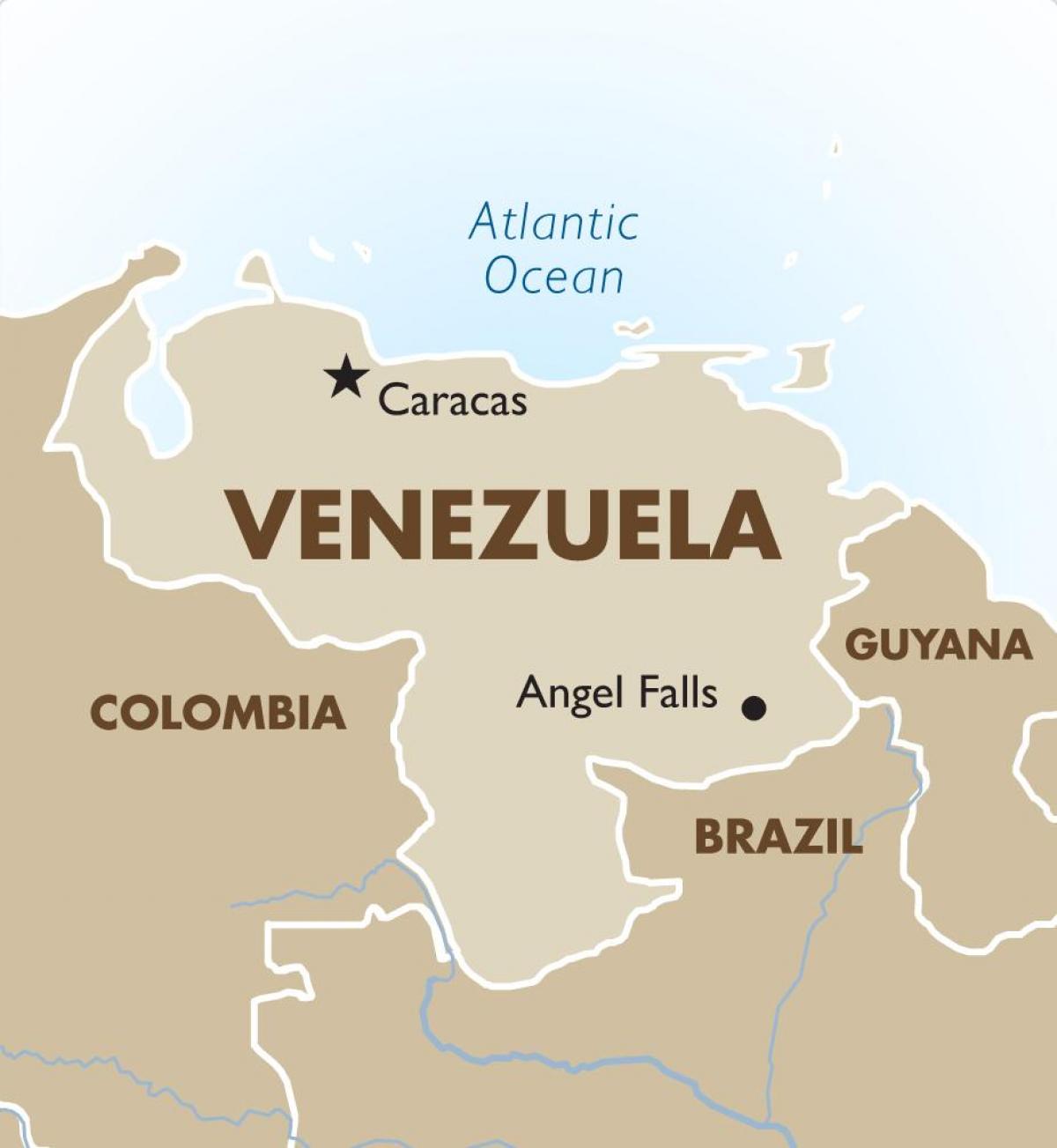 Venezuela karta grada