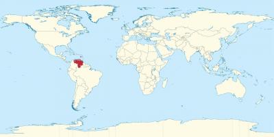 Venezuela na karti svijeta
